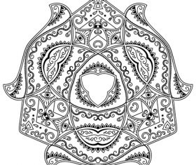 Abstract mandala vector