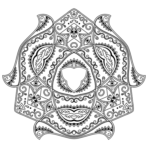 Abstract mandala vector