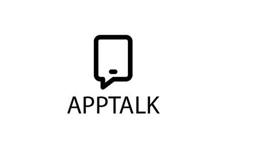 App talk logo template vector