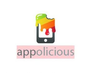 Appolicious logo template vector