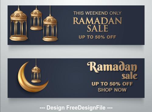 Arabic elegant special sale banner vector