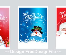 Beautiful christmas card vector