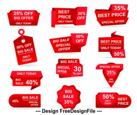 Best price tag vector free download