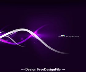 Black background abstract lines vector