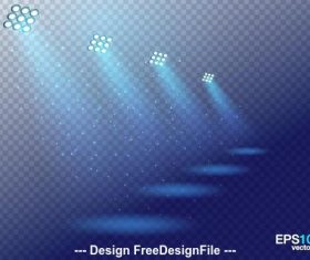 Blue background and spotlight vector