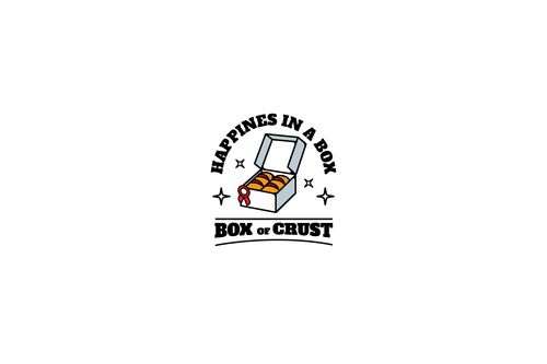 Box of breads mascot esport logo vector