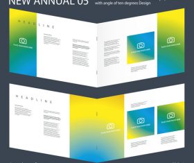 Brochure Innovation design vector