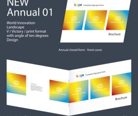 Brochure design layout vector