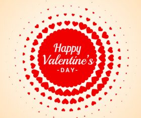 Card valentines day vector