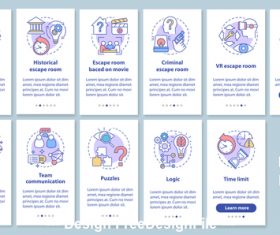 Cartoon illustration collection vector