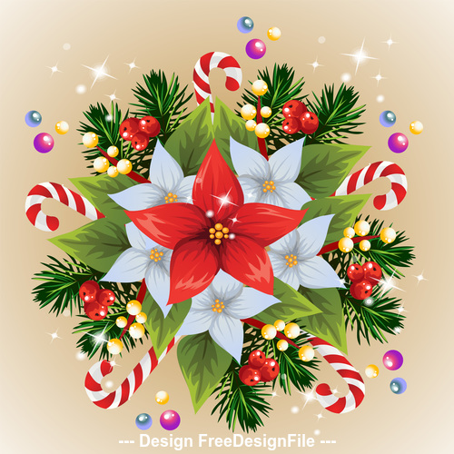 Christmas decoration vector