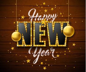 Christmas new year vector