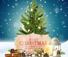 Christmas tree vector