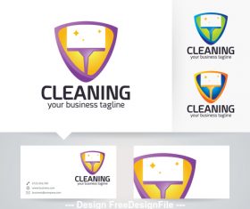 Cleaning logo vector