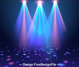 Color spotlight vector