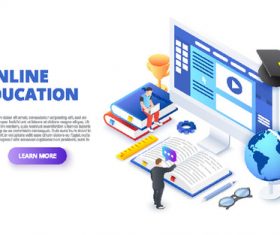 Concept illustration education vector