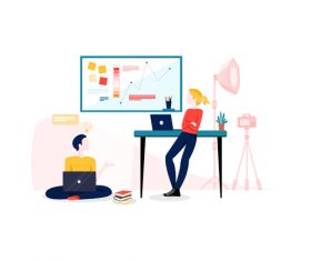 Conversation illustration vector