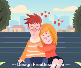 Couple in Love vector
