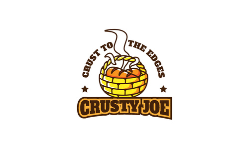 Crusty bread mascot esport logo vector