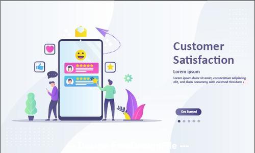 Customer satisfaction cartoon illustration vector