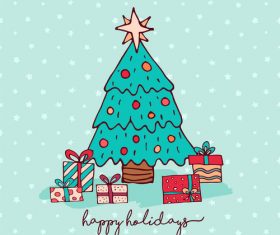 Elementos xmas vector