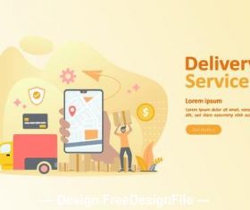 Express cartoon illustration vector