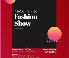 Fashion Show PSD Poster and Flyer Template