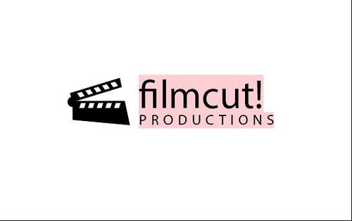 Film cut logo template vector