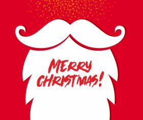 Funny christmas elements vector