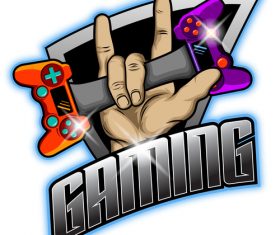 Gaming mascot esport logo vector
