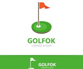 Golfok logo vector