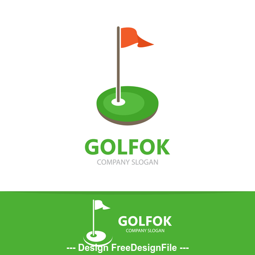 Golfok logo vector
