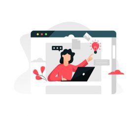 Good idea illustration vector