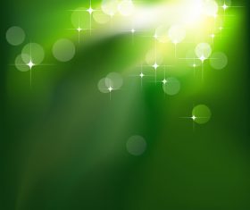 Green pattern background shiny light spot abstract vector