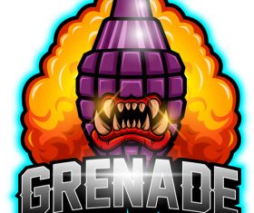 Grenade esport logo vector