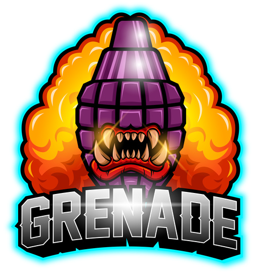Grenade esport logo vector