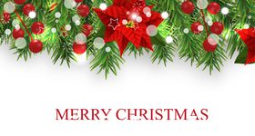 Holly and berry decoration 2020 christmas card vector