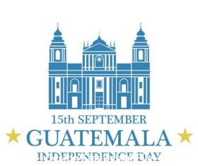Independence day Guatemala vector