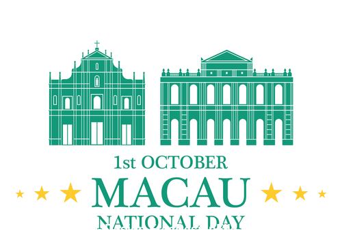 Independence day Macau vector