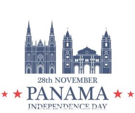 Independence day Panama vector