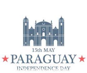 Independence day Paraguay vector