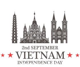 Independence day Vietnam vector