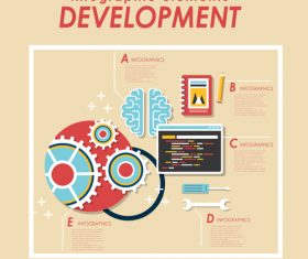 Infographic elements development Illustratio vector
