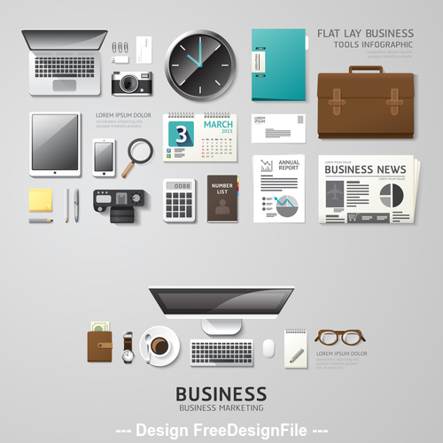 Infographic travel business vector