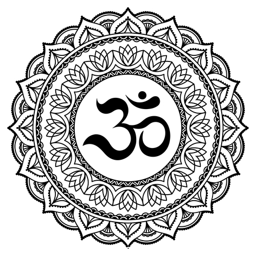 Islamic mandala tatoo pattern vector 01
