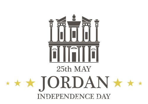 Jordan Independence day vector