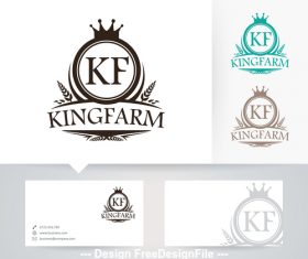 King farm logo vector