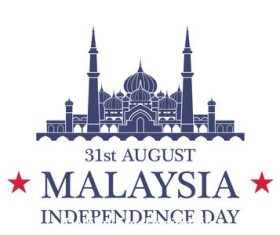 Malaysia Independence day vector