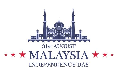 Malaysia Independence day vector
