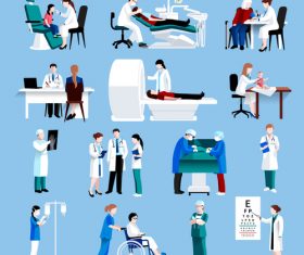 Medical examination vector